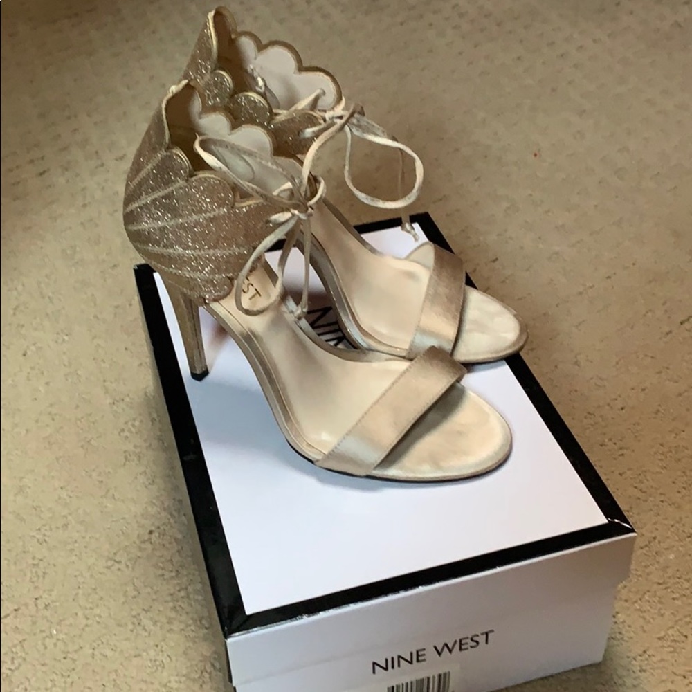 Nine West Gold Heels